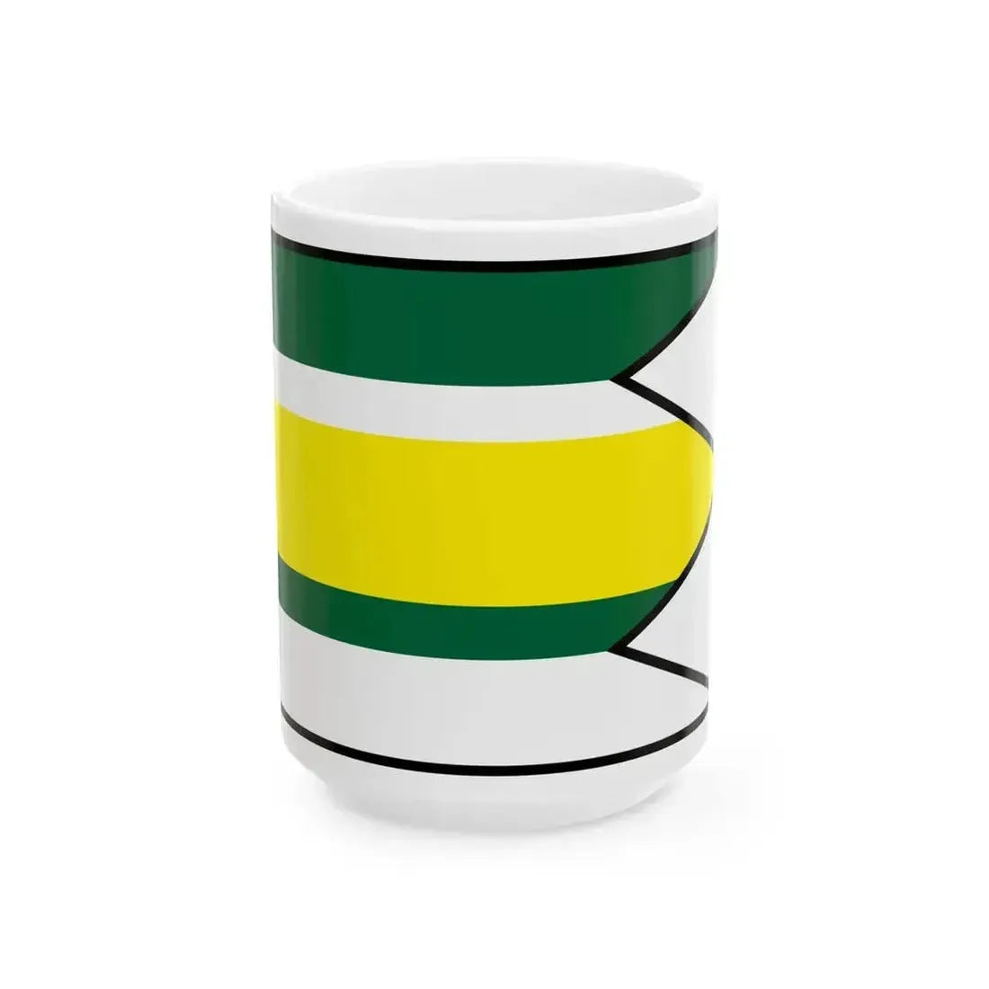 Bzenov Presov Flag (Slovakia) White Coffee Mug 15oz - Go Mug Yourself