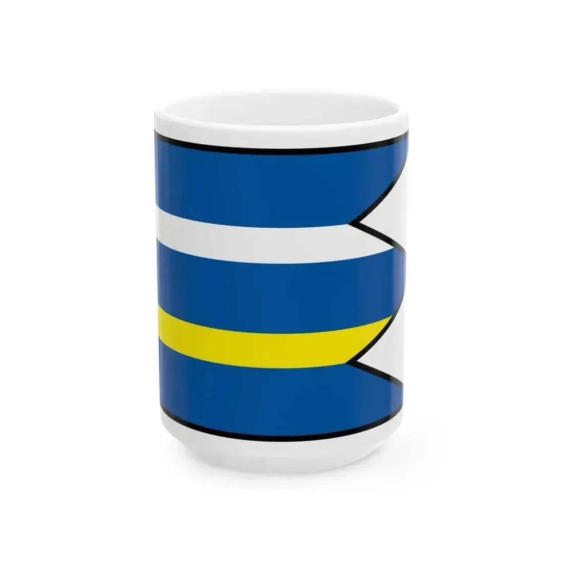 Bzovik Krupina Flag (Slovakia) White Coffee Mug 15oz - Go Mug Yourself