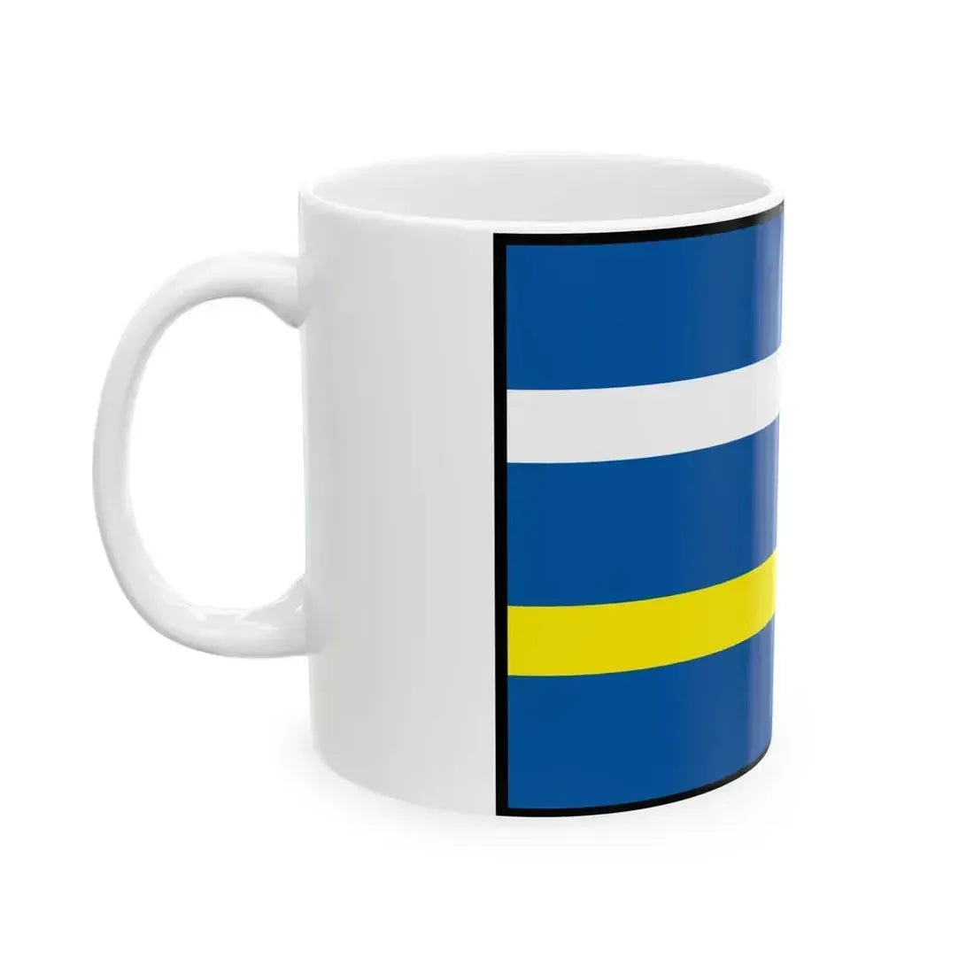 Bzovik Krupina Flag (Slovakia) White Coffee Mug - Go Mug Yourself