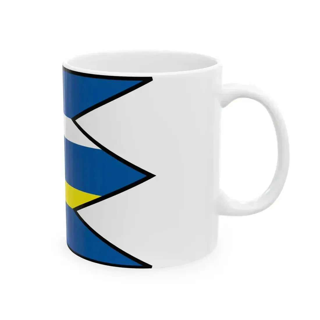 Bzovik Krupina Flag (Slovakia) White Coffee Mug - Go Mug Yourself