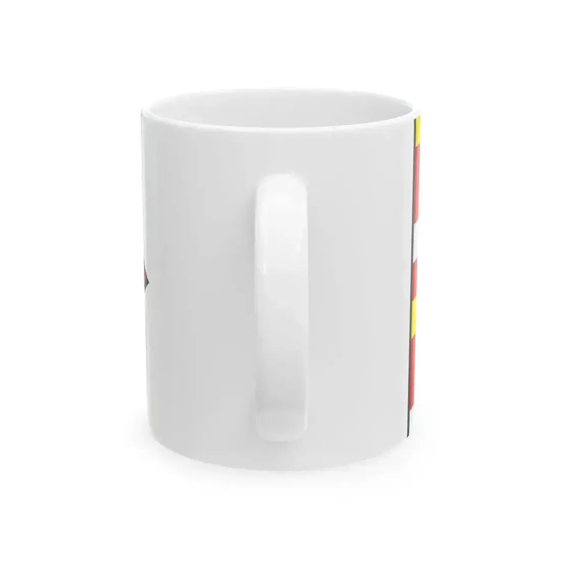 Cab Nitra Flag (Slovakia) White Coffee Mug - Go Mug Yourself