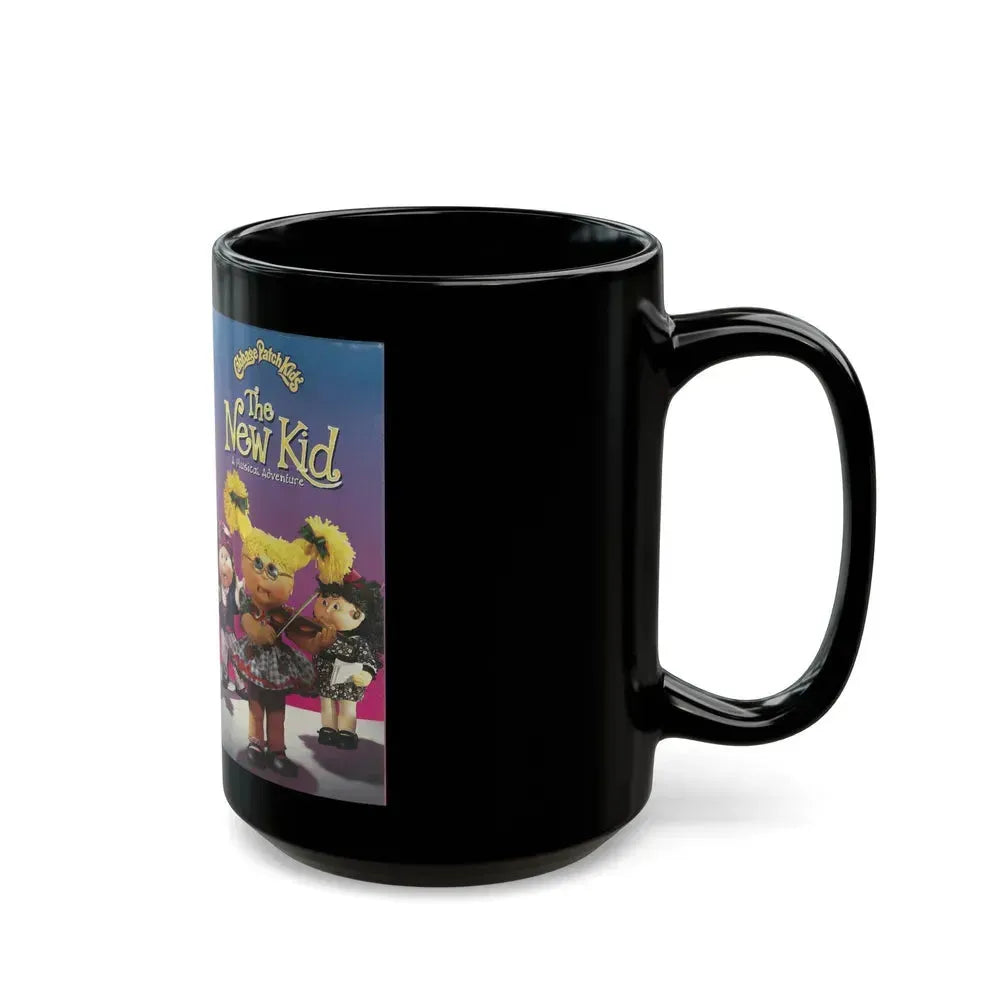 CABAGE PATCH KIDS THE NEW KID A MUSICAL ADVENTURE (VHS COVER) - Black Coffee Mug - Go Mug Yourself