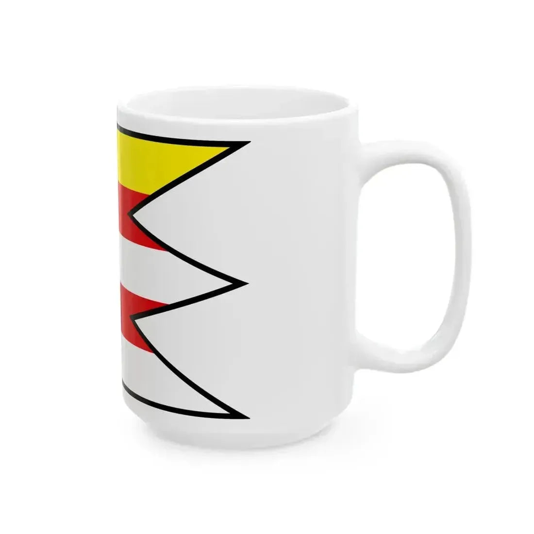 Cabaj Capor Nitra Flag (Slovakia) White Coffee Mug - Go Mug Yourself