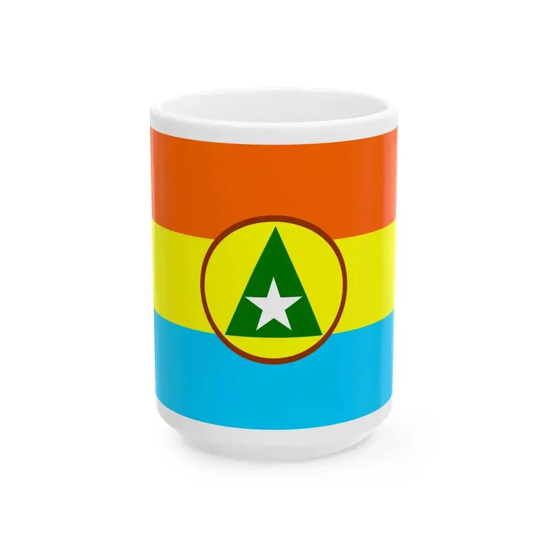 Cabinda (Angola) White Coffee Mug 15oz - Go Mug Yourself