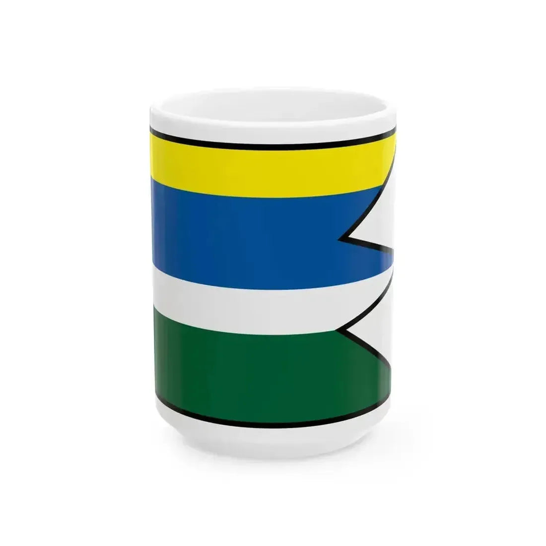 Cabradsky Vrbovok Krupina Flag (Slovakia) White Coffee Mug 15oz - Go Mug Yourself