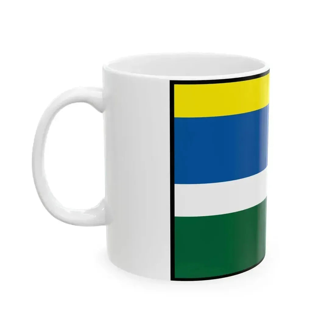 Cabradsky Vrbovok Krupina Flag (Slovakia) White Coffee Mug - Go Mug Yourself
