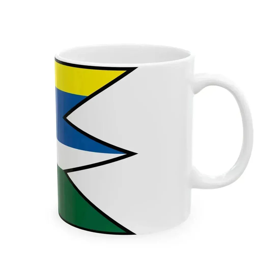 Cabradsky Vrbovok Krupina Flag (Slovakia) White Coffee Mug - Go Mug Yourself