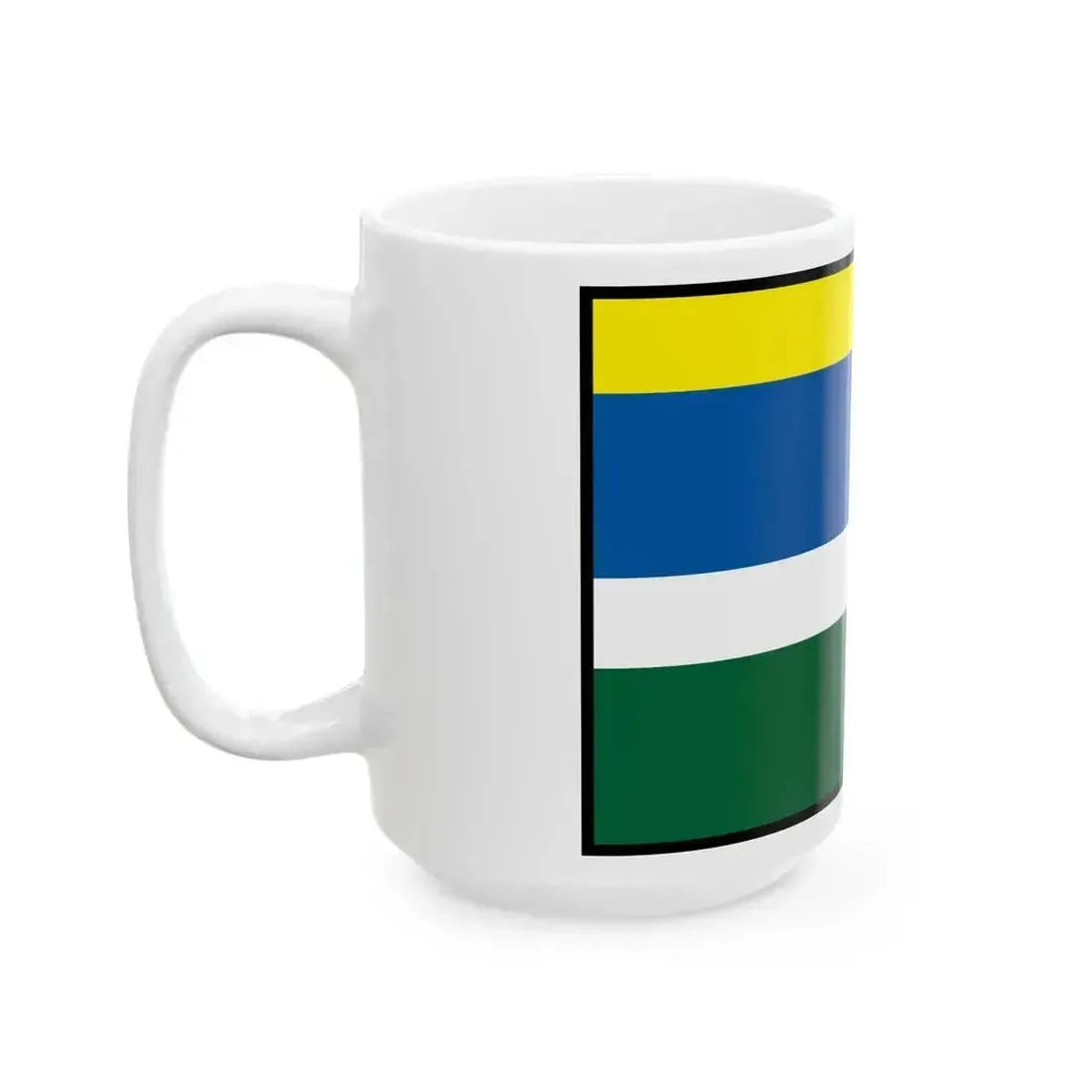 Cabradsky Vrbovok Krupina Flag (Slovakia) White Coffee Mug - Go Mug Yourself
