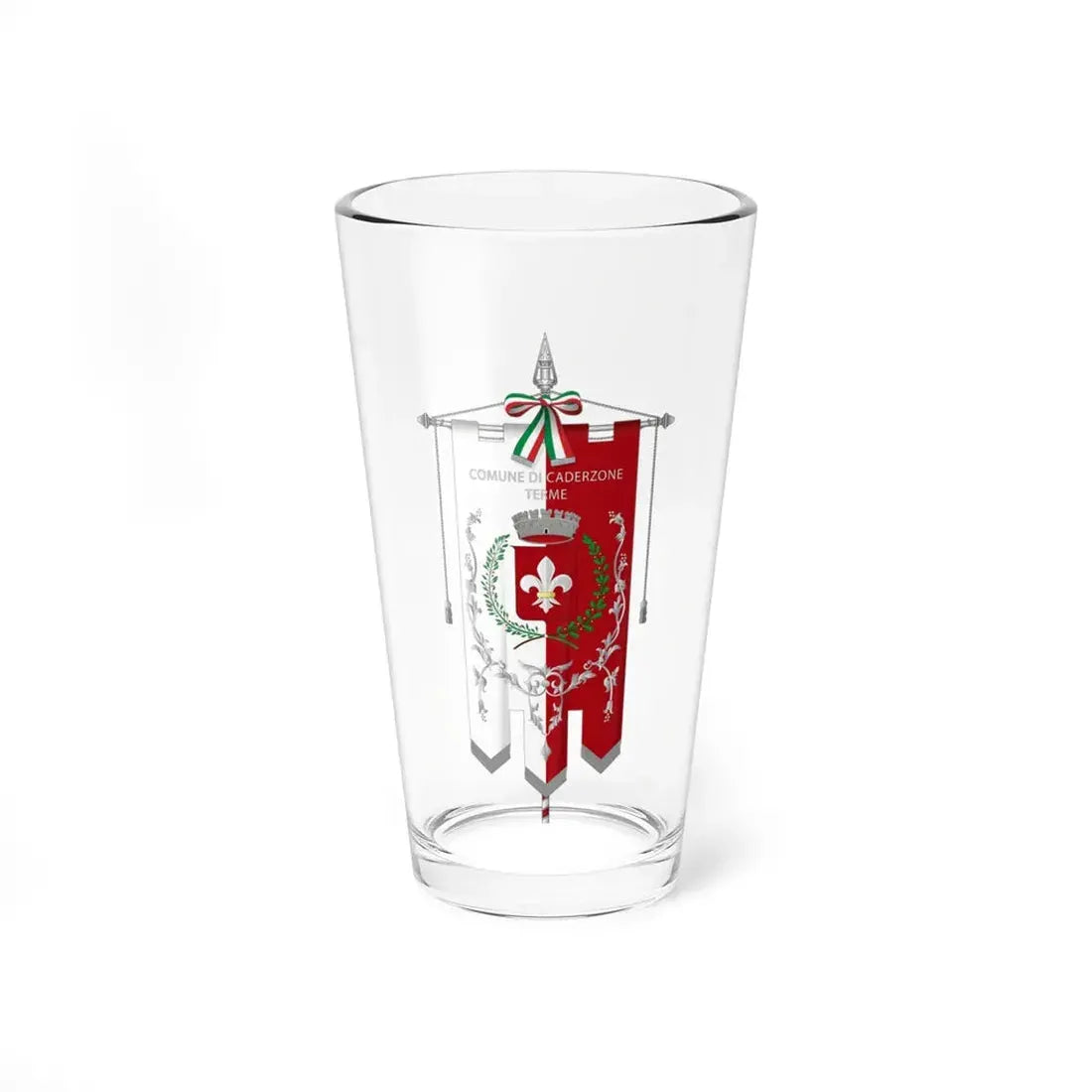 Caderzone Terme-Gonfalone (Italy) Pint Glass 16oz 16oz - Go Mug Yourself