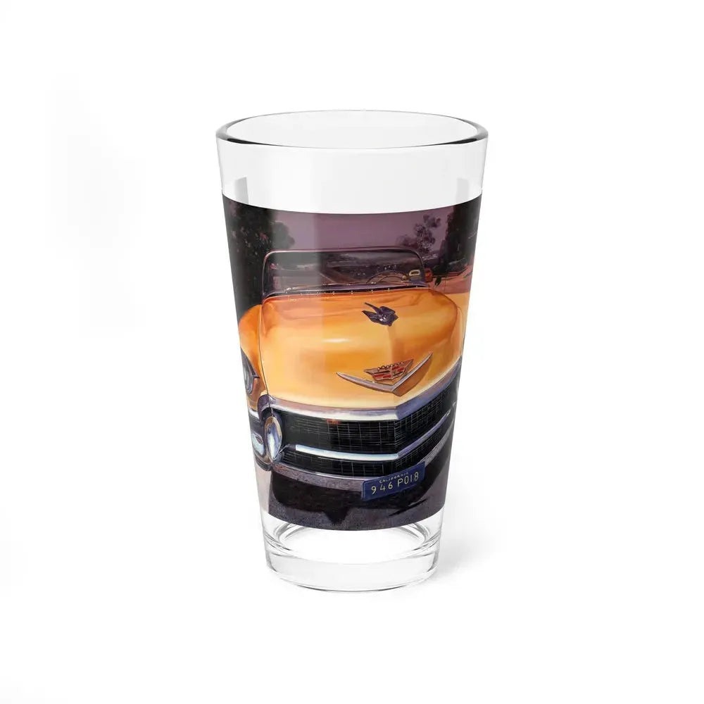 Cadillac Convertible (Magazine Illustration) Pint Glass 16oz 16oz - Go Mug Yourself
