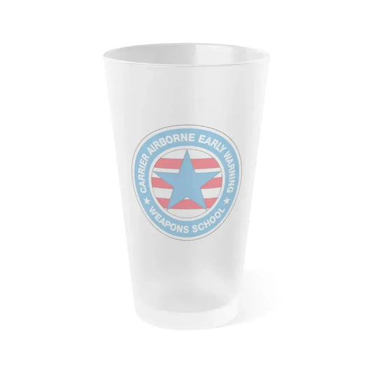 CAEWWS Carrier Airborne Early Warning Weapons School (U.S. Navy) Frosted Pint Glass 16oz Default Title - Go Mug Yourself
