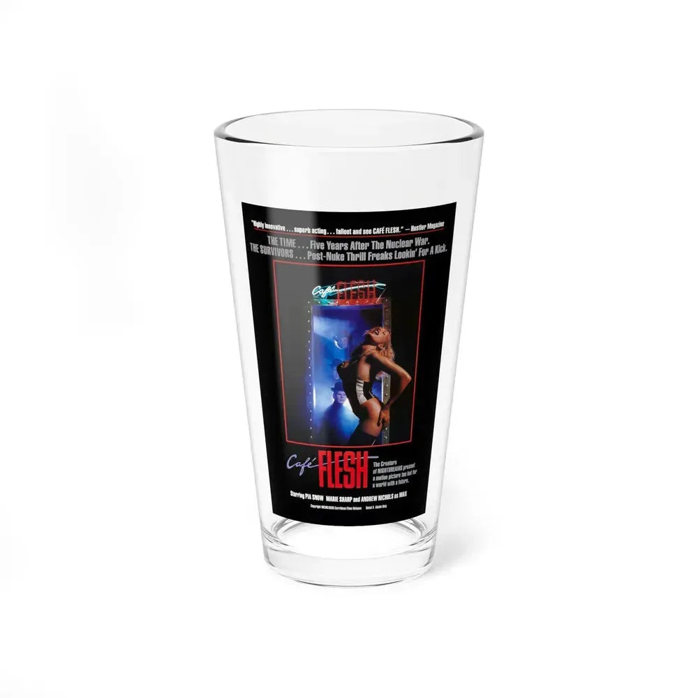 CAFE FLESH 1982 Movie Poster - Pint Glass 16oz 16oz - Go Mug Yourself