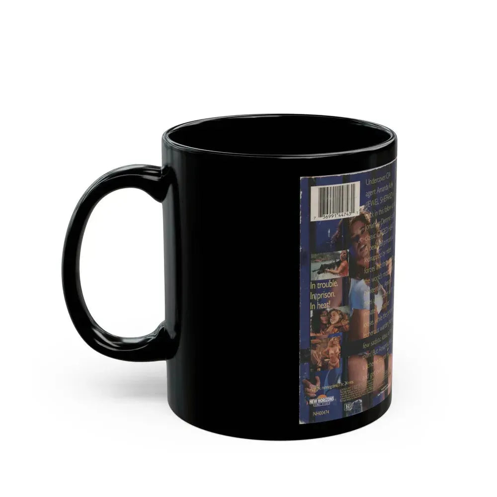 CAGED HEAT 2 STRIPPED OF FREEDOM (VHS COVER) - Black Coffee Mug - Go Mug Yourself
