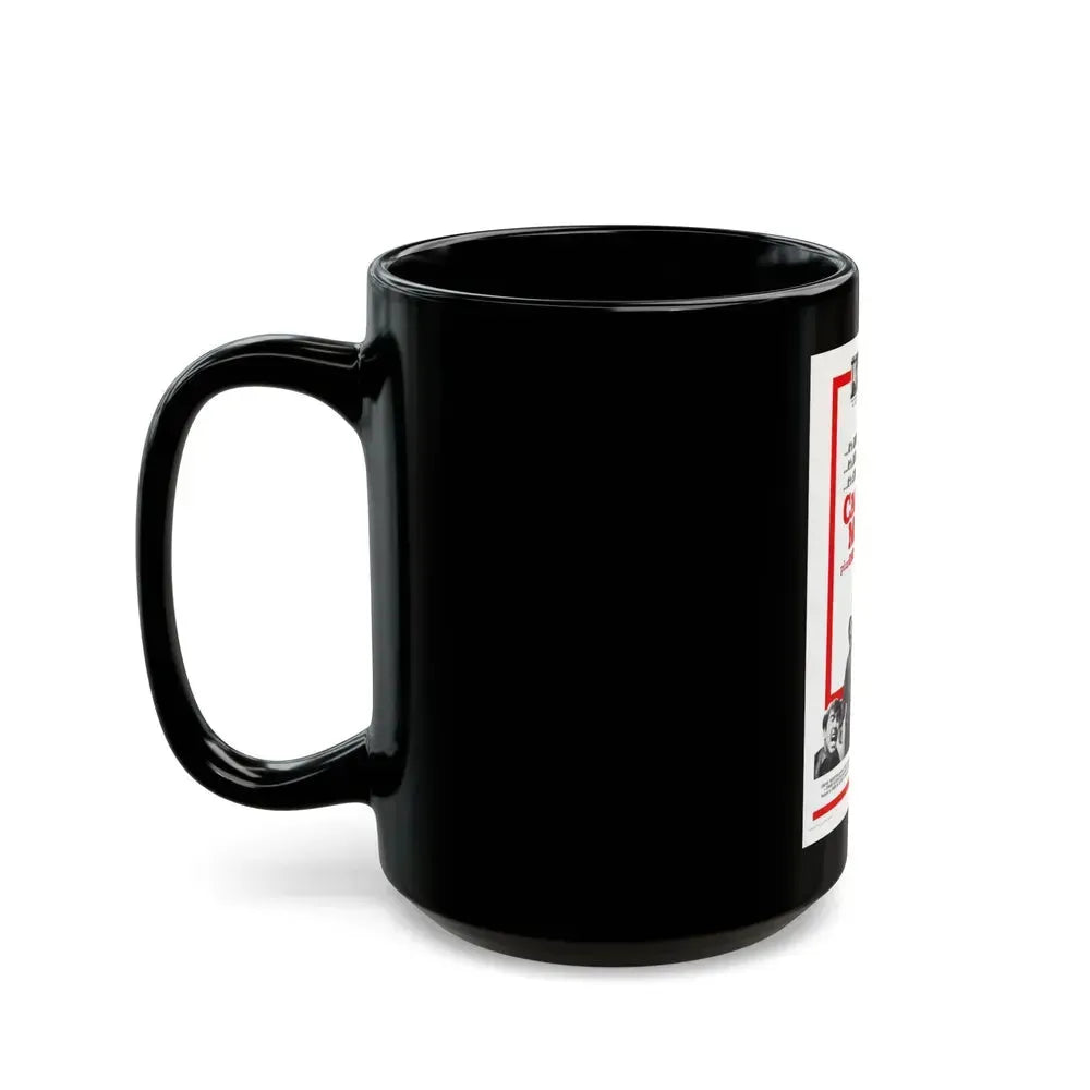 CAGED MEN PLUS ONE WOMAN 1971 Movie Poster - Black Coffee Mug - Go Mug Yourself