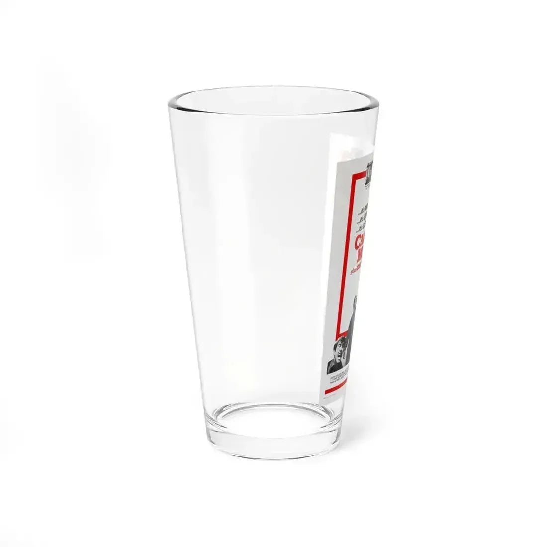 CAGED MEN PLUS ONE WOMAN 1971 Movie Poster - Pint Glass 16oz - Go Mug Yourself