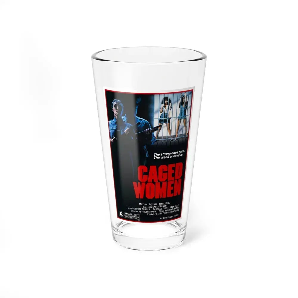 CAGED WOMEN 1970 Movie Poster - Pint Glass 16oz 16oz - Go Mug Yourself