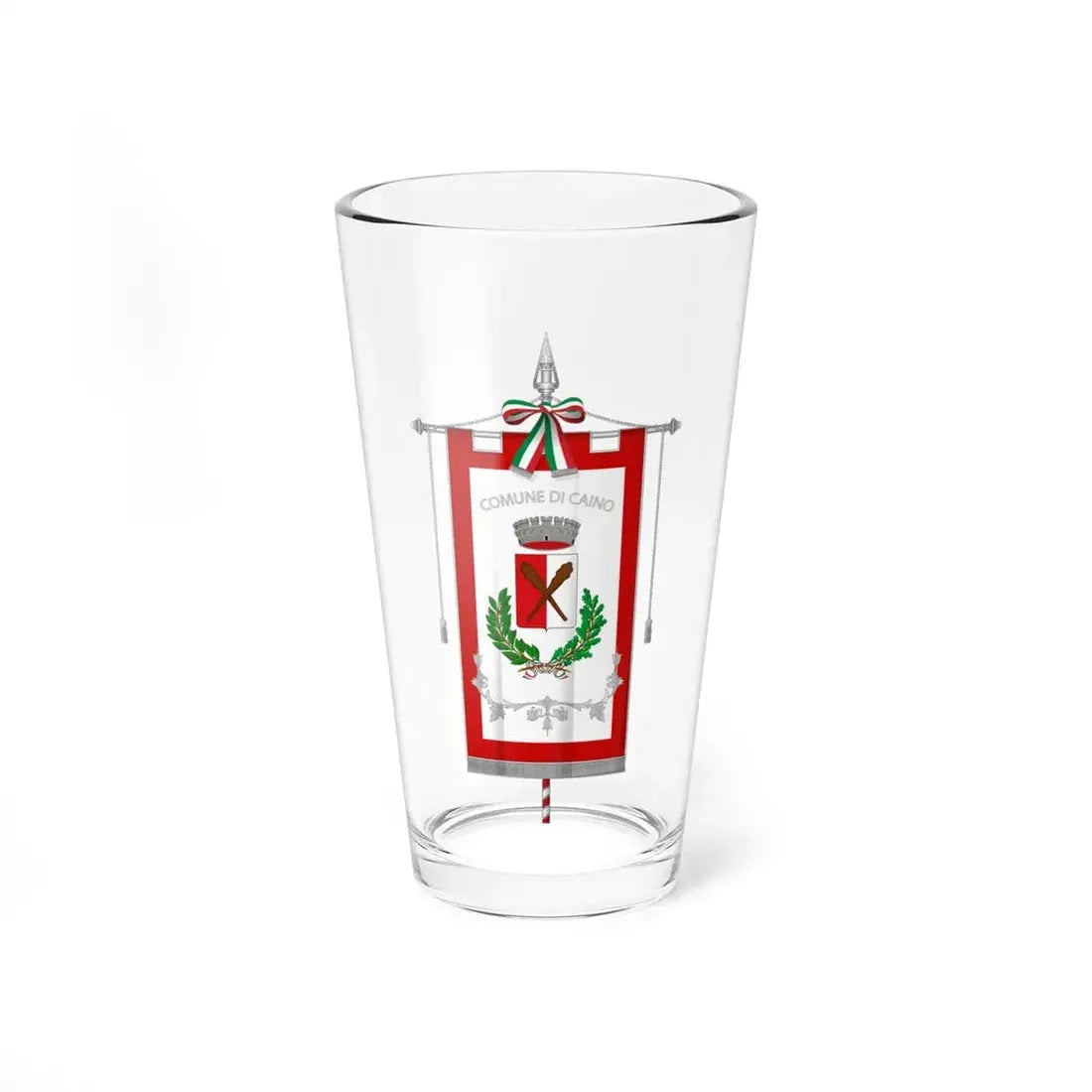 Caino-Gonfalone (Italy) Pint Glass 16oz 16oz - Go Mug Yourself