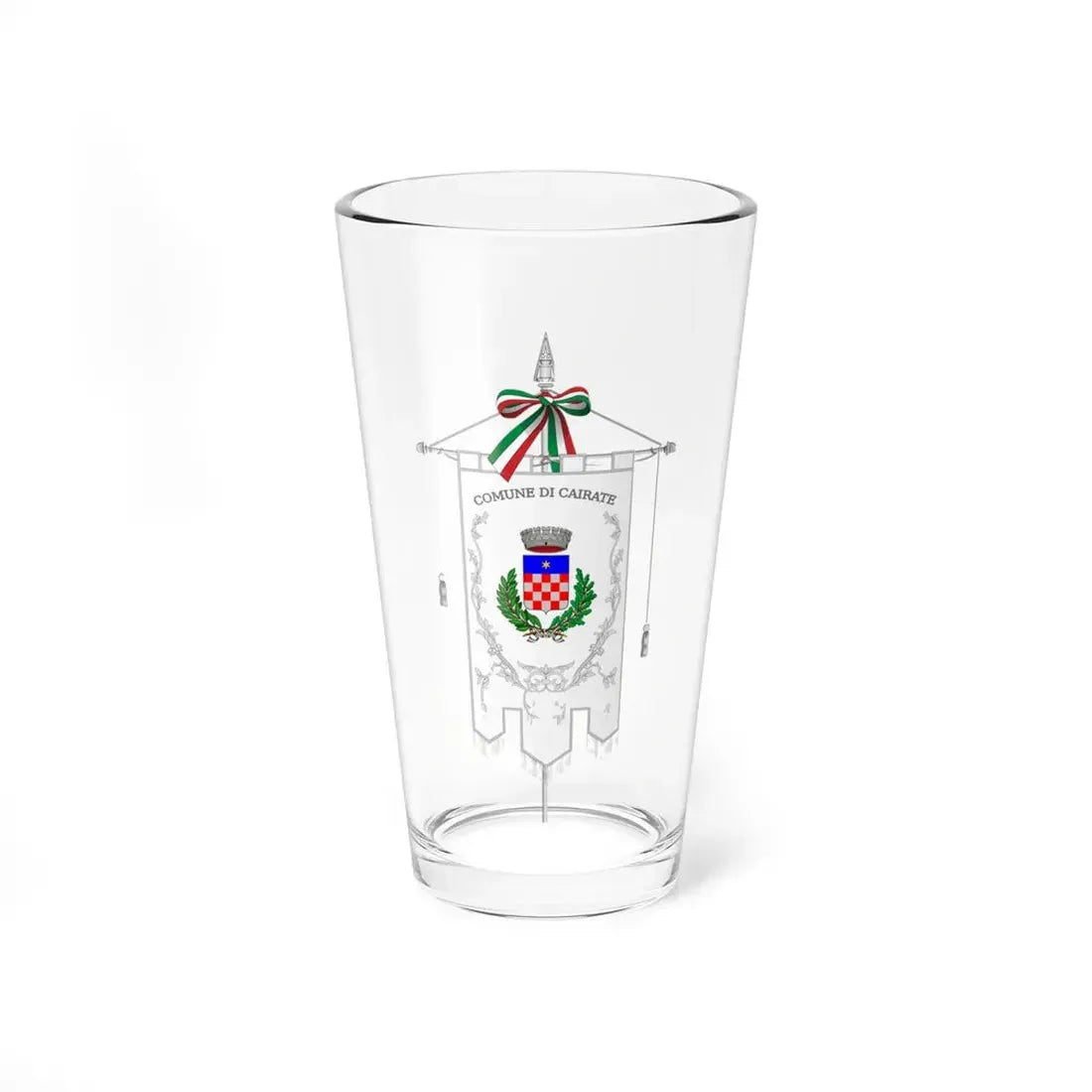 Cairate-Gonfalone (Italy) Pint Glass 16oz 16oz - Go Mug Yourself