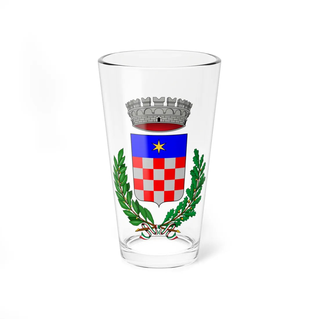 Cairate-Stemma (Italy) (Coat of Arms) Pint Glass 16oz 16oz - Go Mug Yourself
