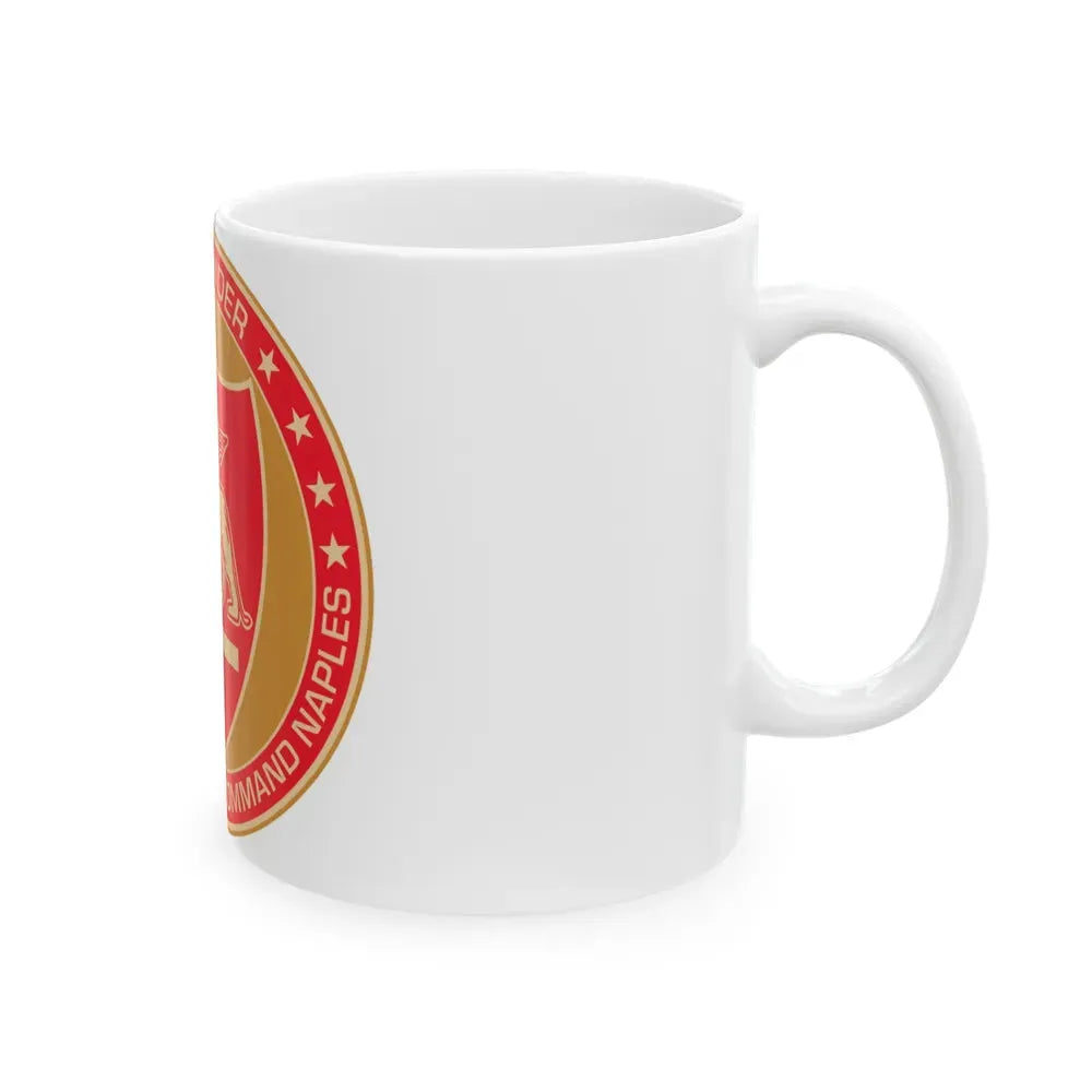 CAJFC Naples Commander Allied Joint Forces (U.S. Navy) White Coffee Mug - Go Mug Yourself