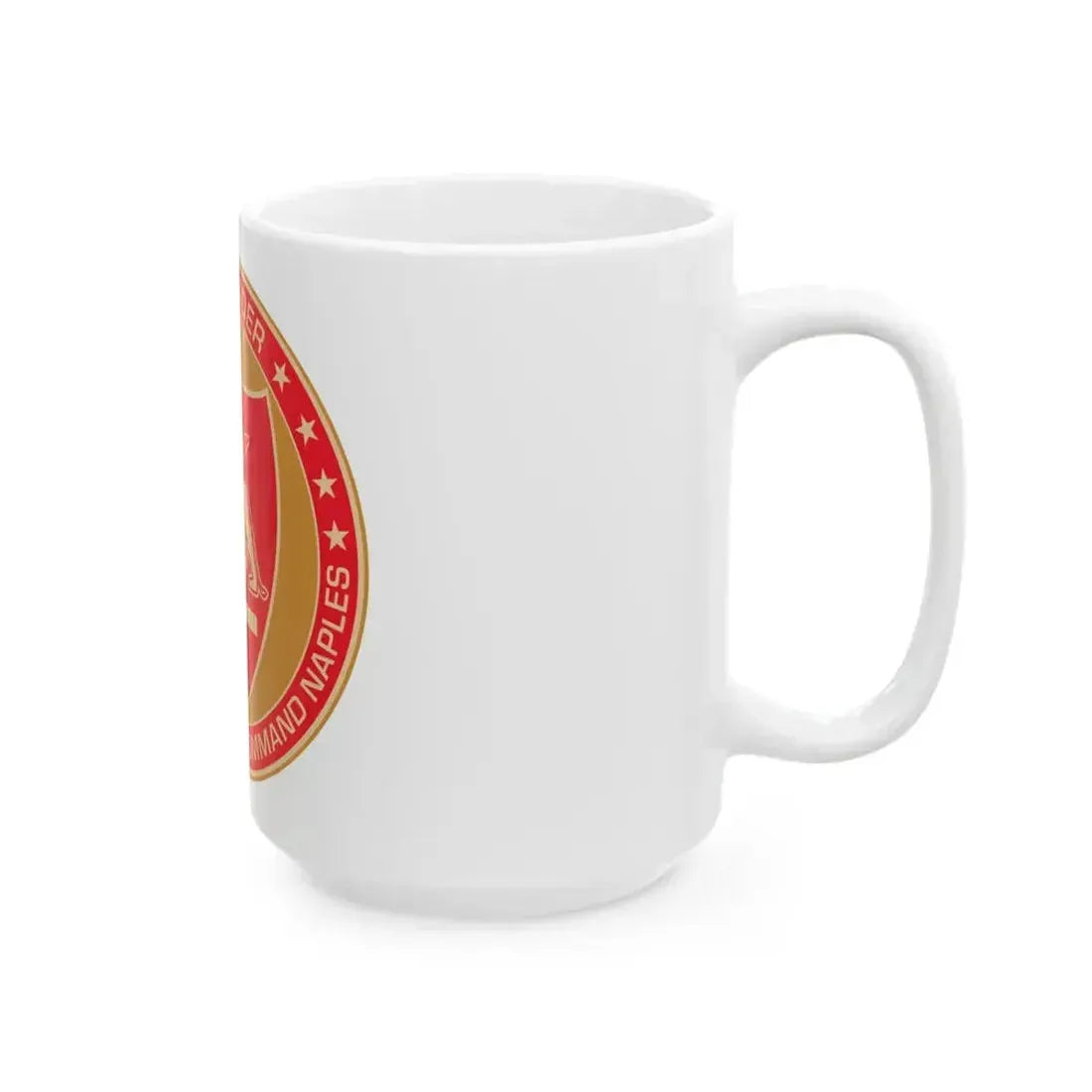CAJFC Naples Commander Allied Joint Forces (U.S. Navy) White Coffee Mug - Go Mug Yourself