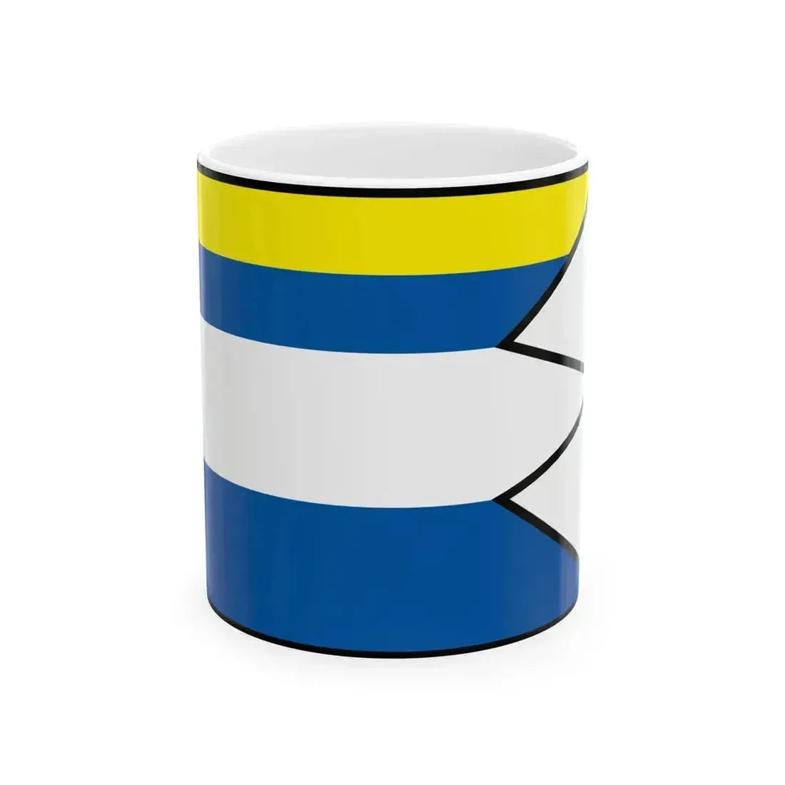 Caka Levice Flag (Slovakia) White Coffee Mug 11oz - Go Mug Yourself