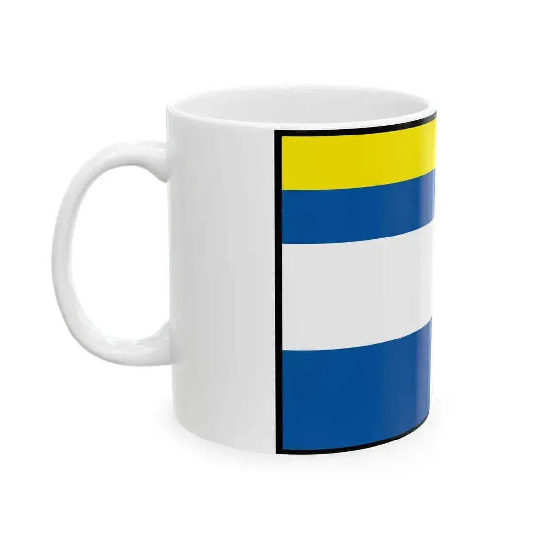 Caka Levice Flag (Slovakia) White Coffee Mug - Go Mug Yourself