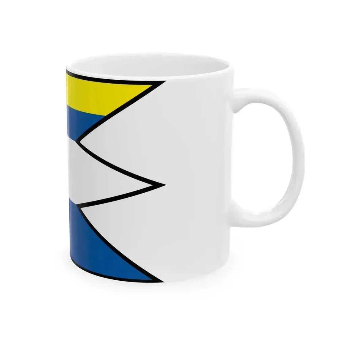 Caka Levice Flag (Slovakia) White Coffee Mug - Go Mug Yourself