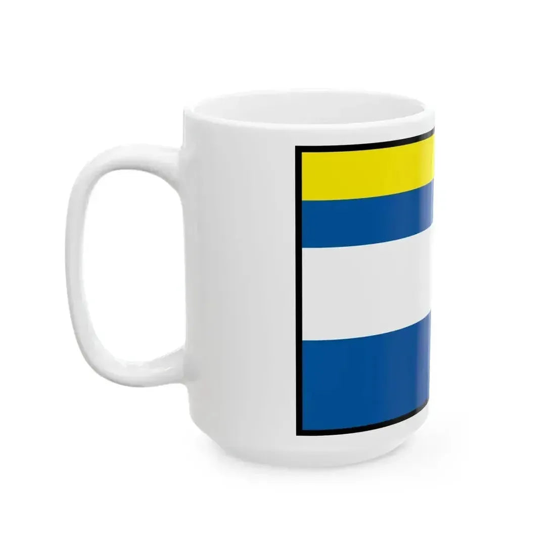 Caka Levice Flag (Slovakia) White Coffee Mug - Go Mug Yourself