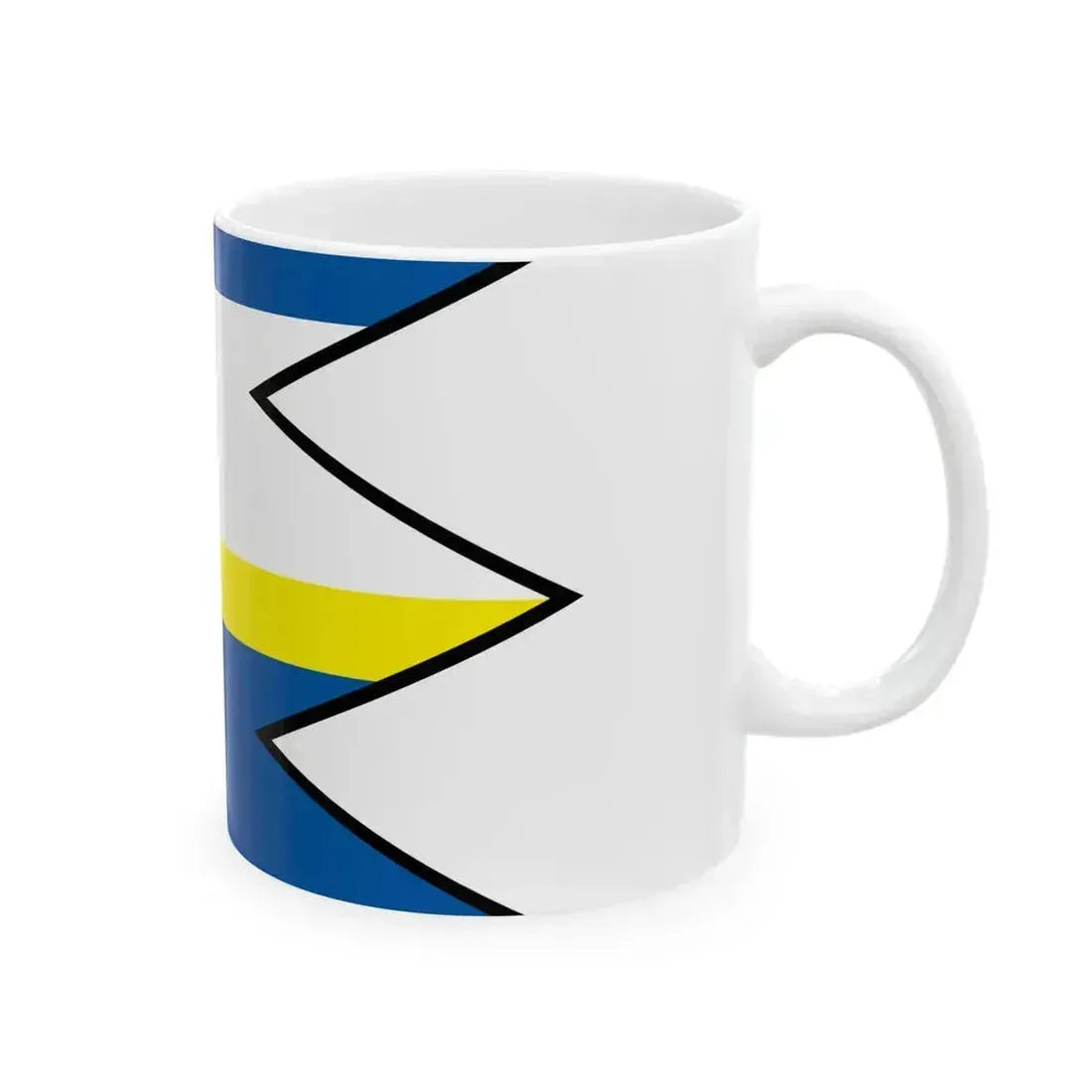 Cakajovce Nitra Flag (Slovakia) White Coffee Mug - Go Mug Yourself