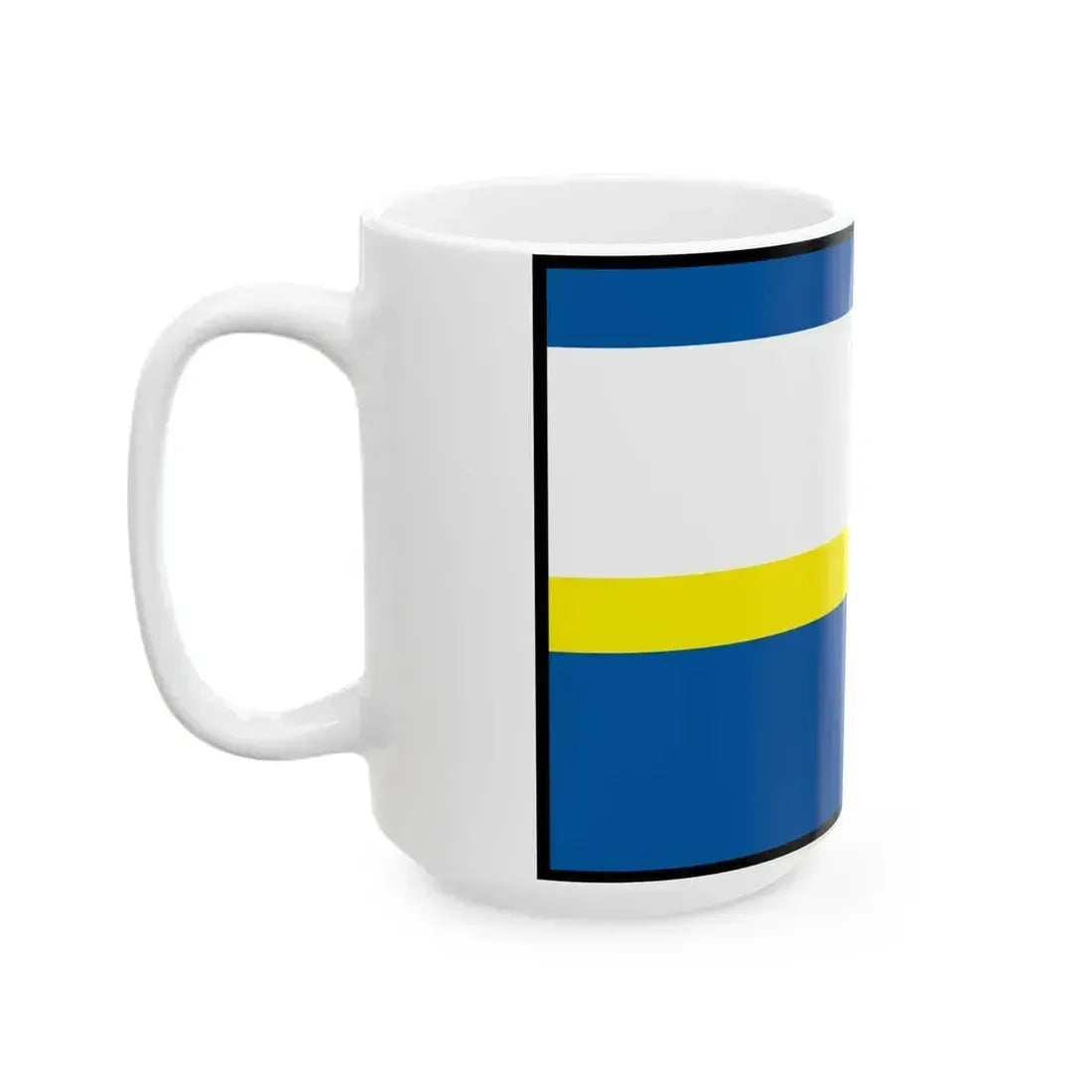 Cakajovce Nitra Flag (Slovakia) White Coffee Mug - Go Mug Yourself