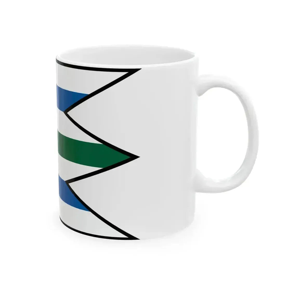 Cakanovce Lucenec Flag (Slovakia) White Coffee Mug - Go Mug Yourself