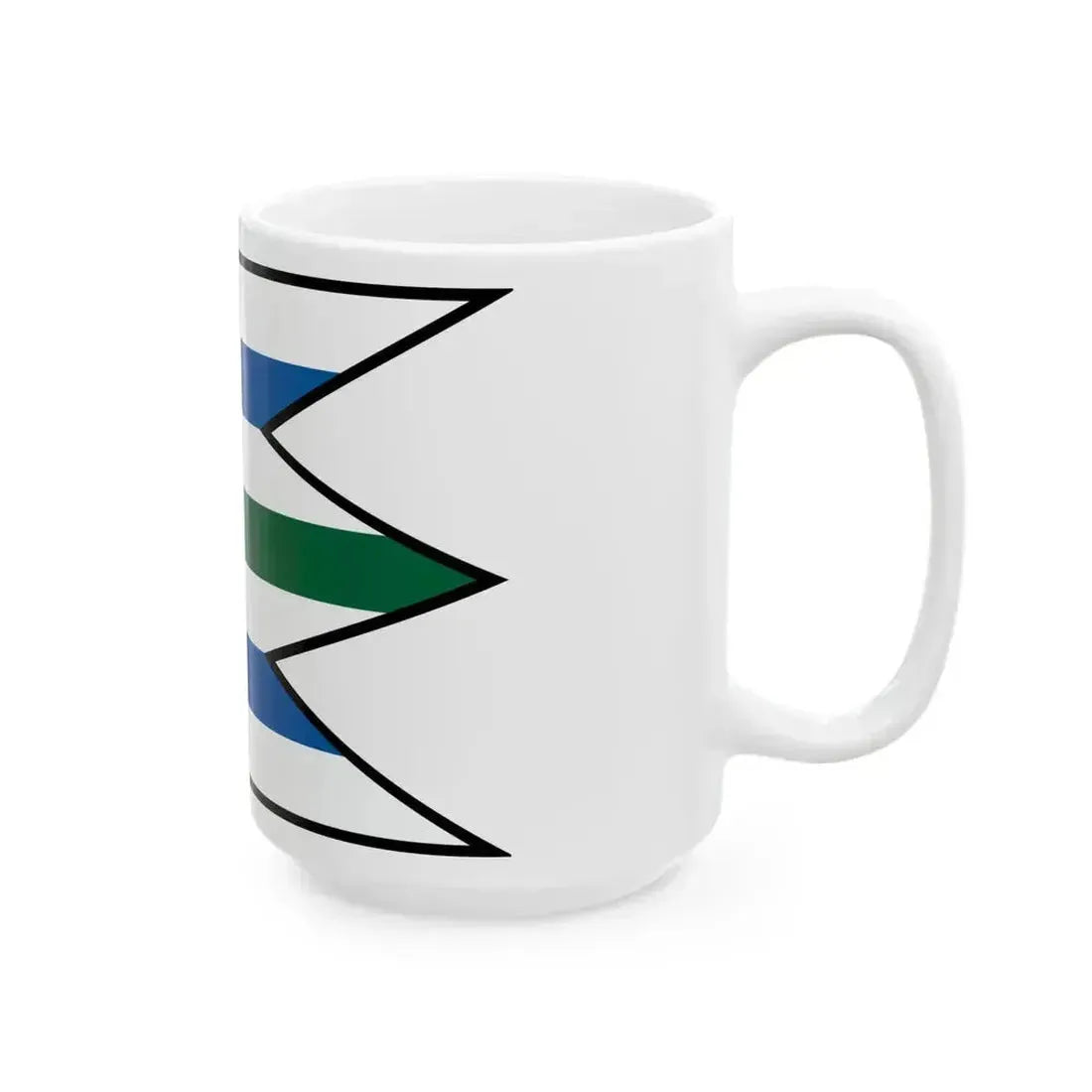 Cakanovce Lucenec Flag (Slovakia) White Coffee Mug - Go Mug Yourself