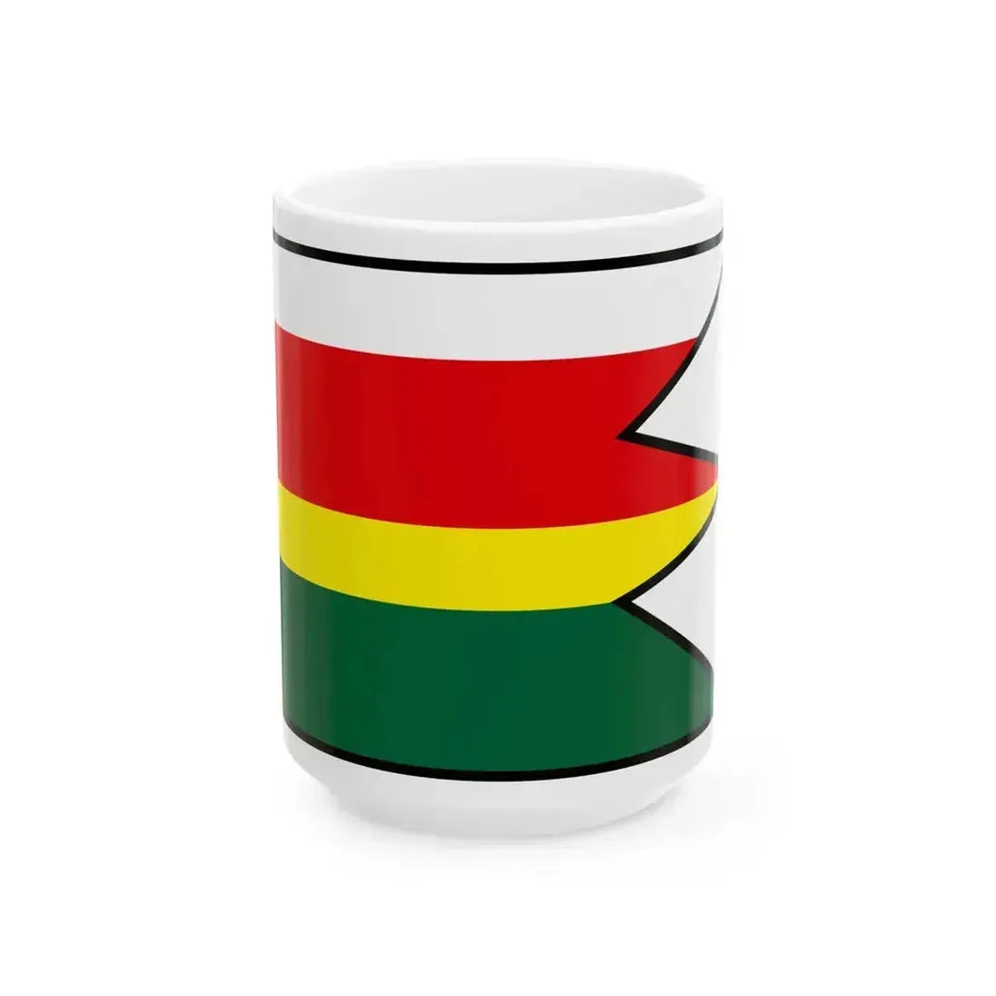 Cakany Dunajska Streda Flag (Slovakia) White Coffee Mug 15oz - Go Mug Yourself