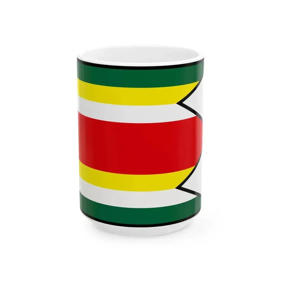 Cakov Rimavska Sobota Flag (Slovakia) White Coffee Mug 15oz - Go Mug Yourself