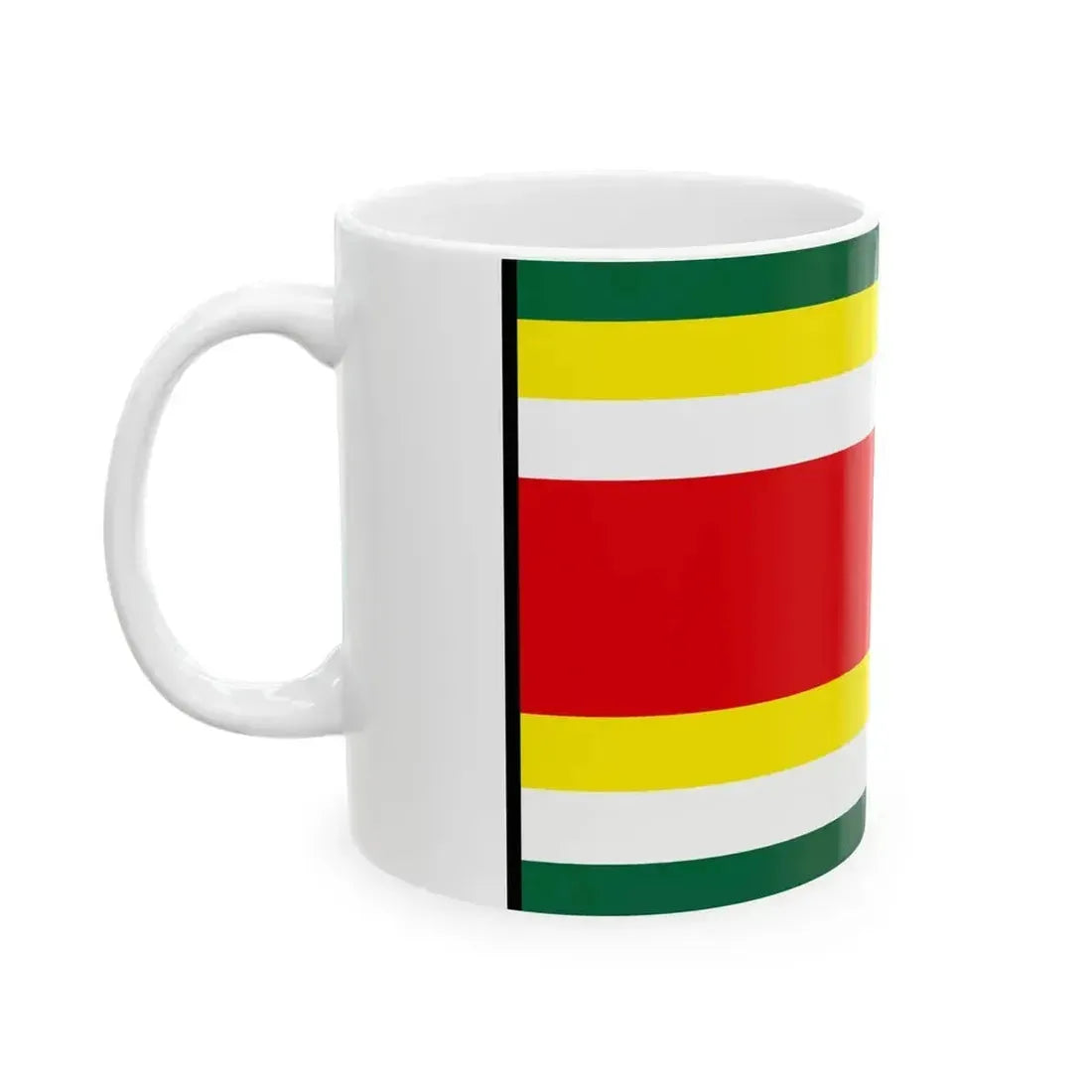 Cakov Rimavska Sobota Flag (Slovakia) White Coffee Mug - Go Mug Yourself