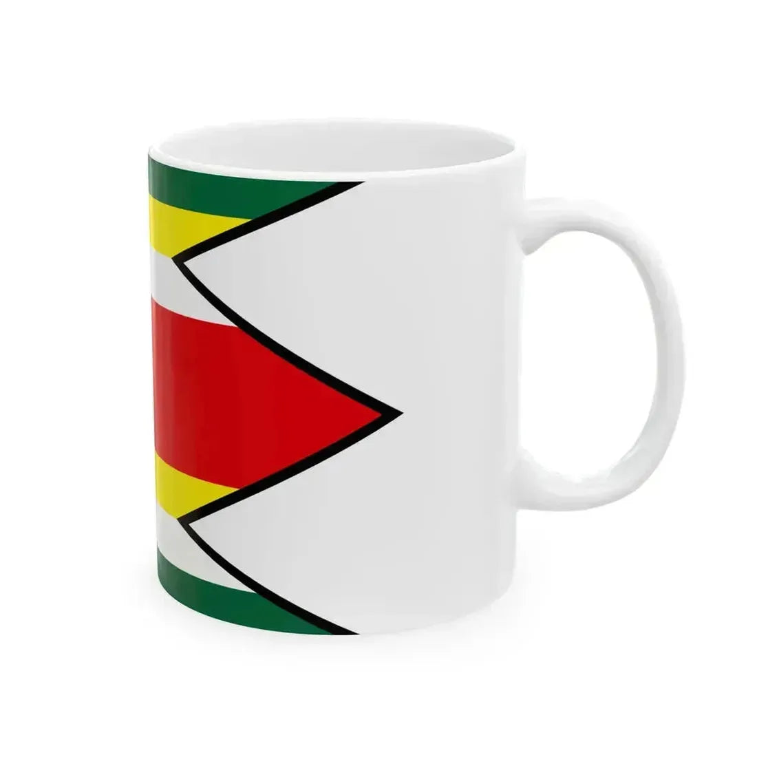 Cakov Rimavska Sobota Flag (Slovakia) White Coffee Mug - Go Mug Yourself
