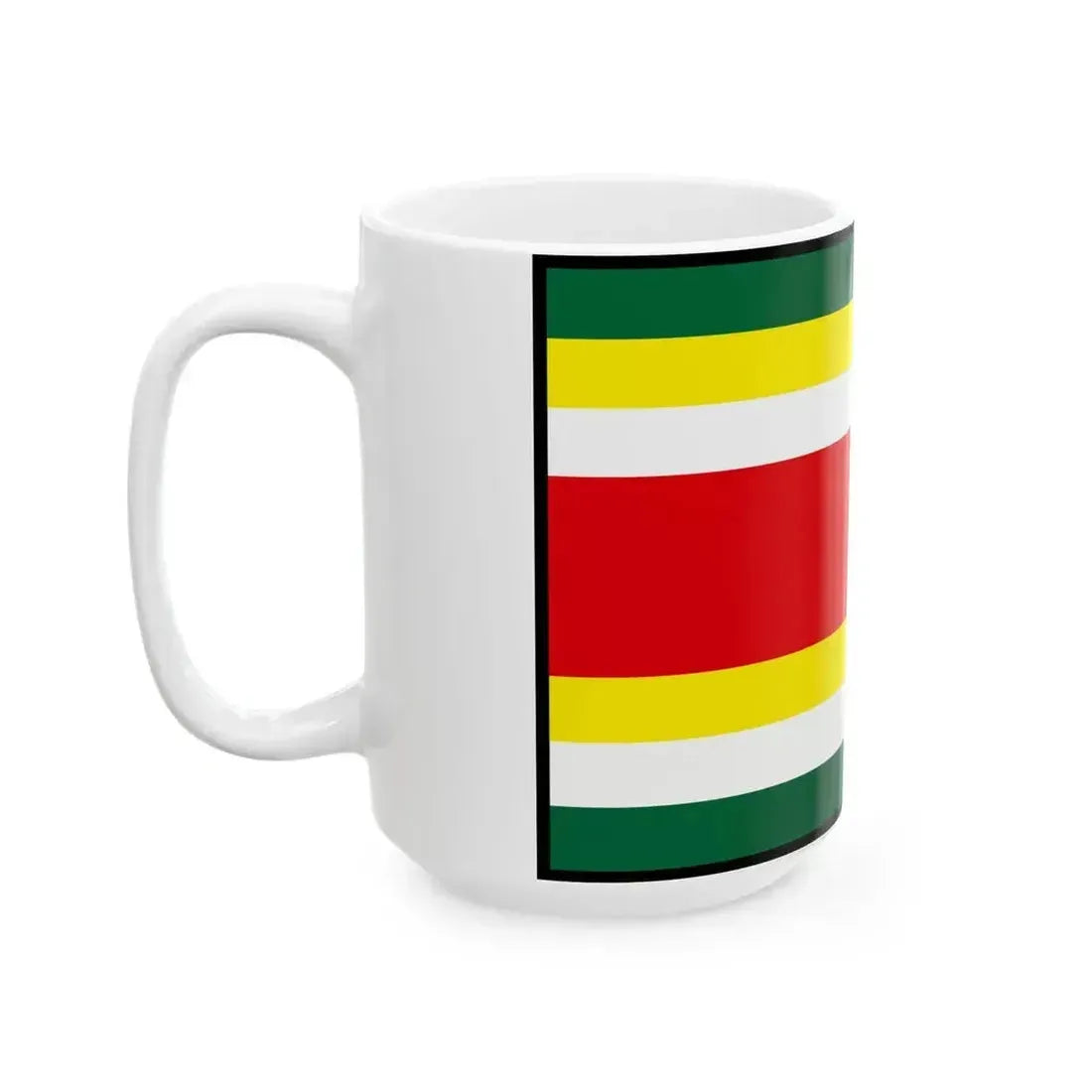 Cakov Rimavska Sobota Flag (Slovakia) White Coffee Mug - Go Mug Yourself