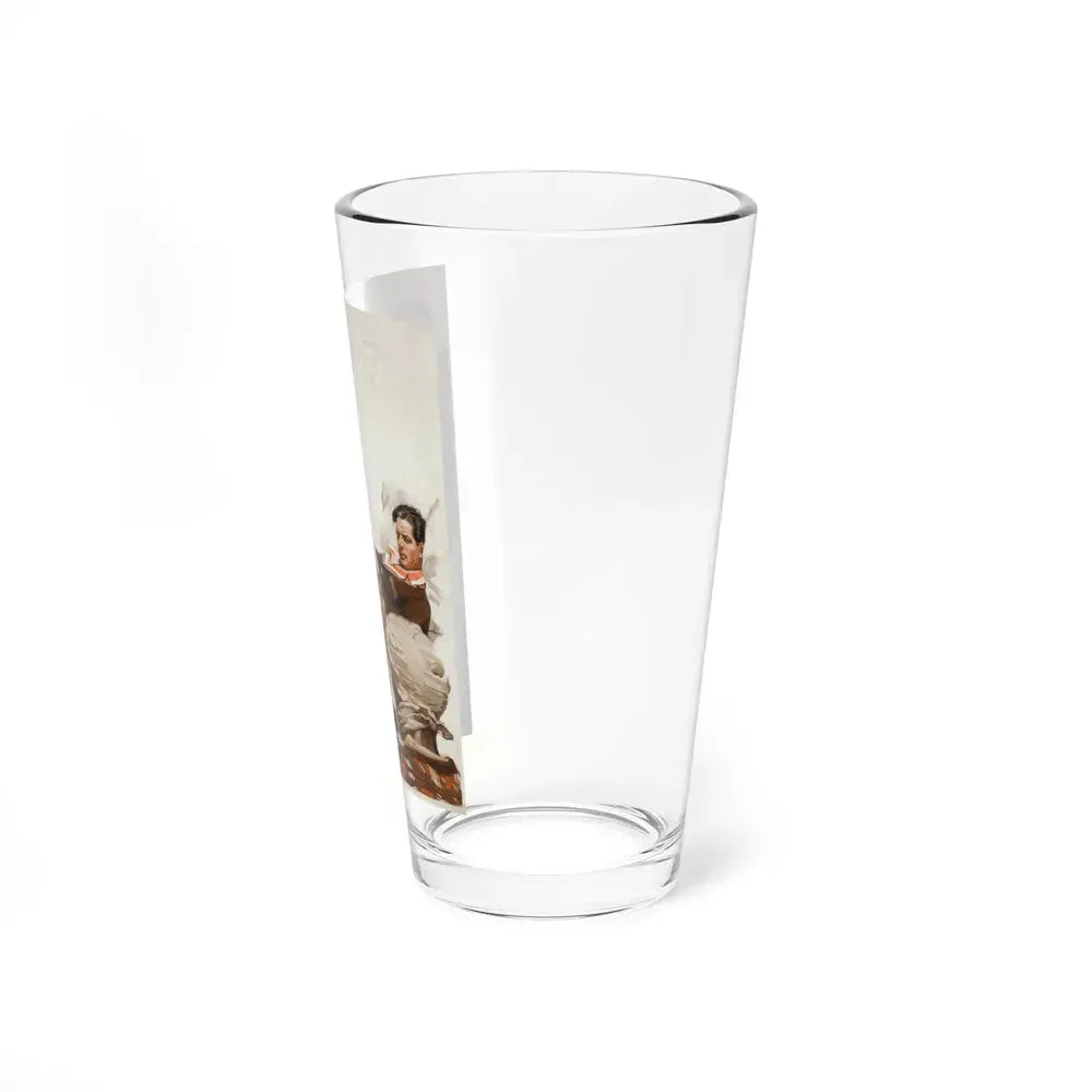 Calcutta Adventure, 1940 (Magazine Illustration) Pint Glass 16oz - Go Mug Yourself