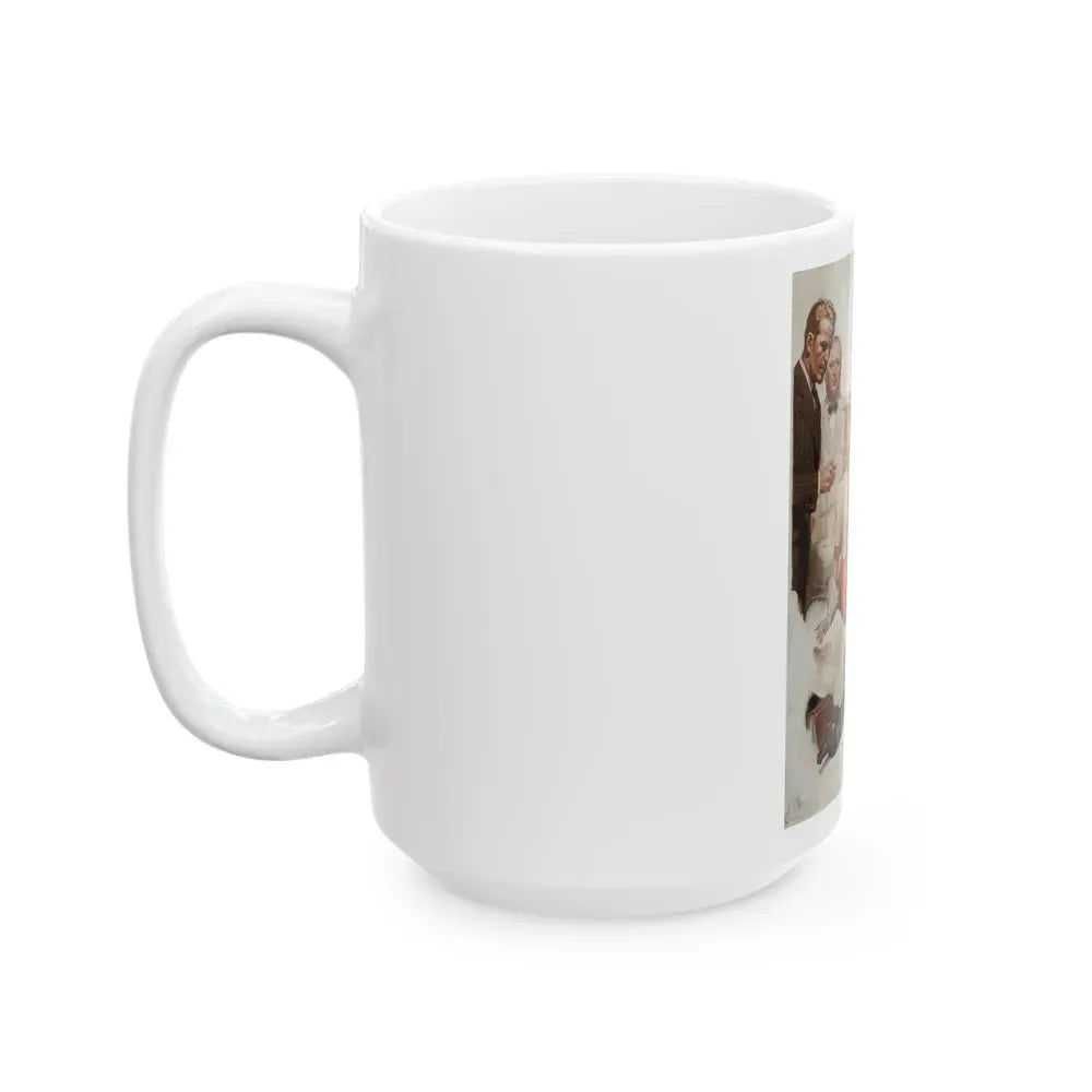 Calcutta Adventure, 1940 - White Coffee Mug - Go Mug Yourself