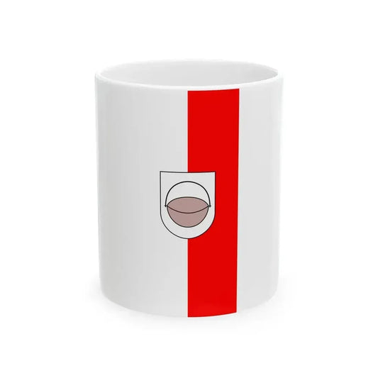 Caldaro sulla Strada del Vino-Bandiera (Italy) White Coffee Mug 11oz - Go Mug Yourself