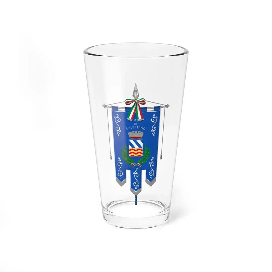 Calestano-Gonfalone (Italy) Pint Glass 16oz 16oz - Go Mug Yourself