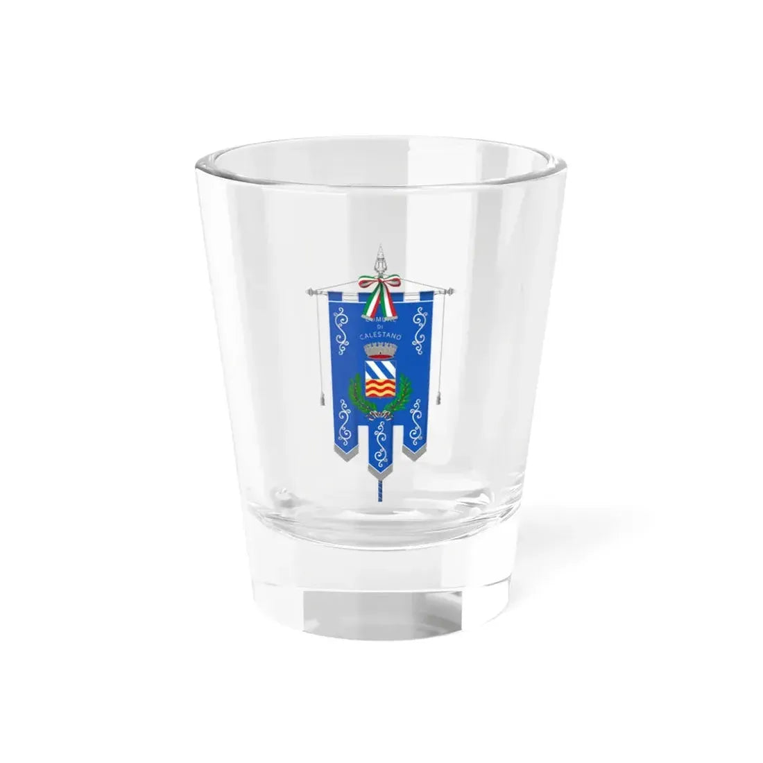 Calestano-Gonfalone (Italy) Shot Glass 1.5oz 1.5oz - Go Mug Yourself