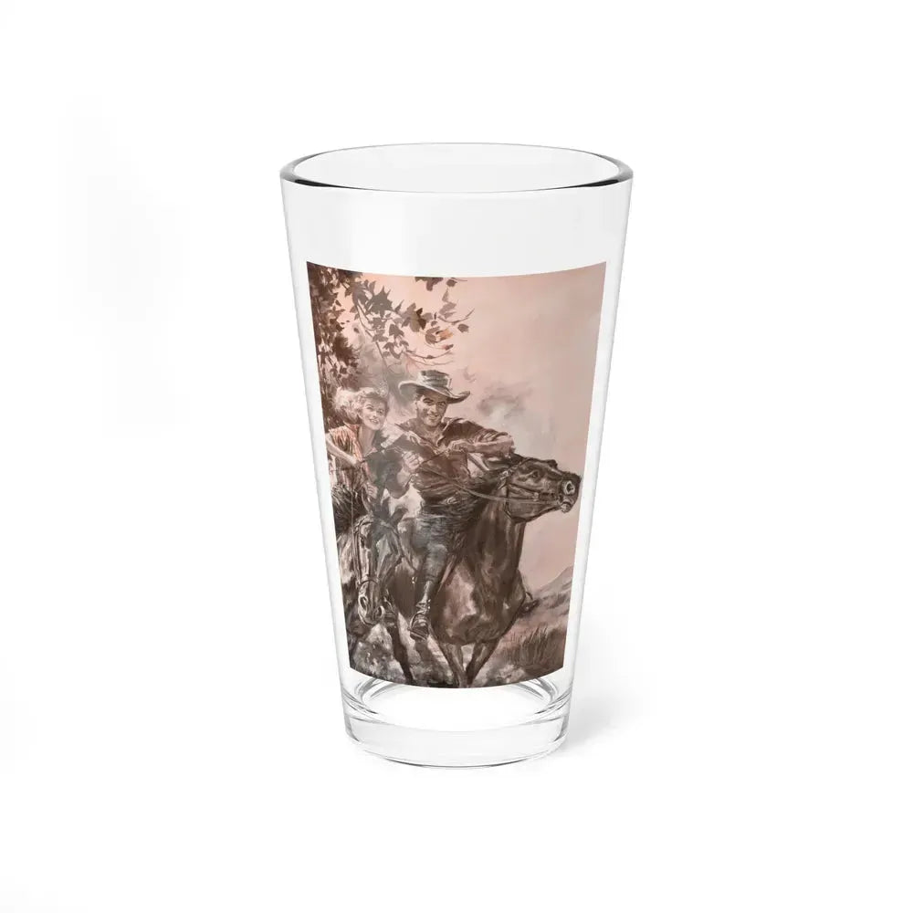 Calgary by Stuart Cloete, Good Housekeeping magazine, 1959 (Magazine Illustration) Pint Glass 16oz 16oz - Go Mug Yourself