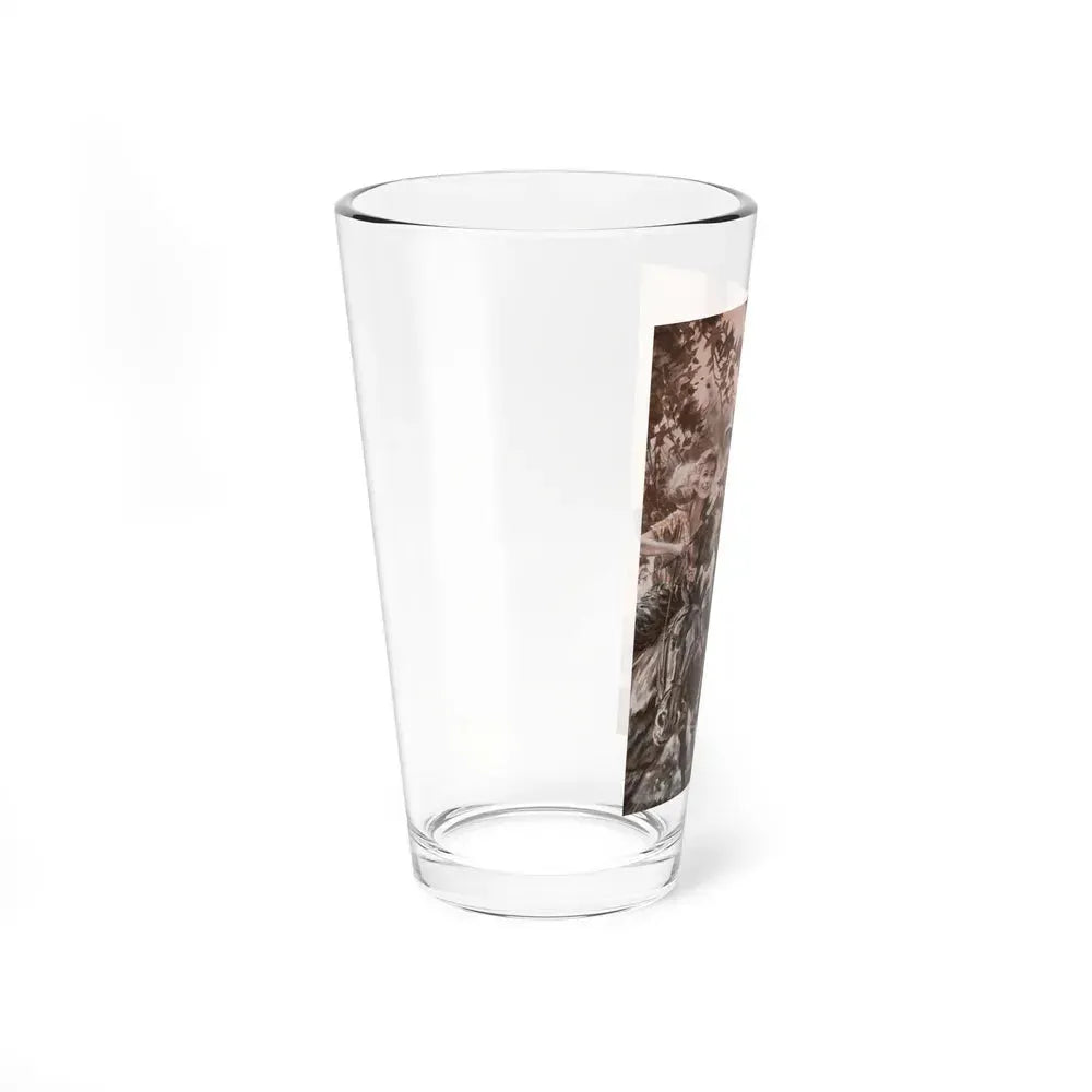 Calgary by Stuart Cloete, Good Housekeeping magazine, 1959 (Magazine Illustration) Pint Glass 16oz - Go Mug Yourself