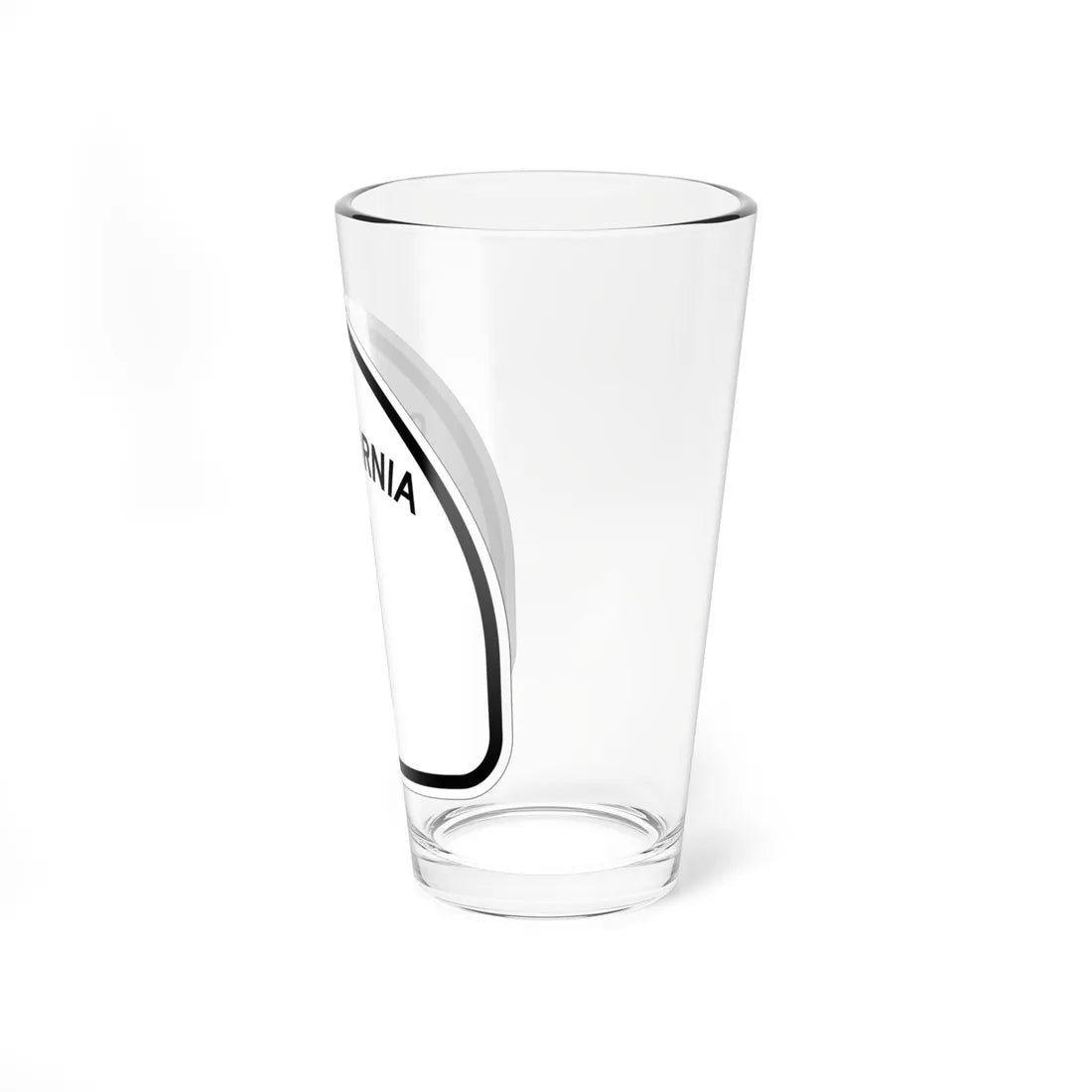 California 1 1957 (California) (Road Sign) Pint Glass 16oz - Go Mug Yourself
