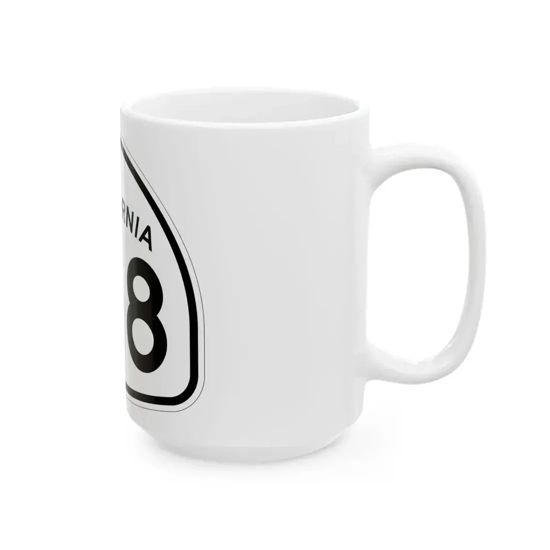 California 108 1957 (California) (Road Sign) White Coffee Mug - Go Mug Yourself