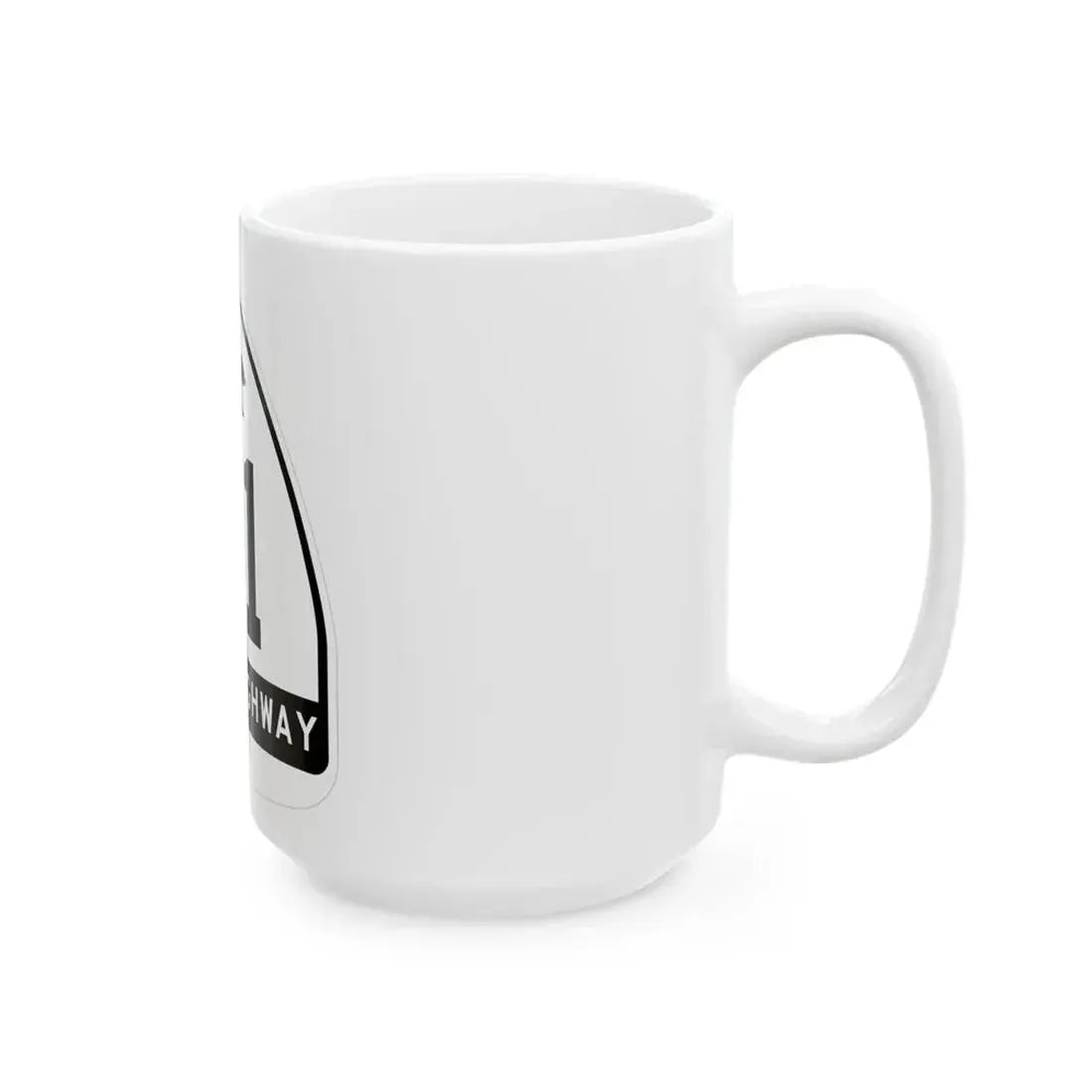 California 111 1934 S (California) (Road Sign) White Coffee Mug - Go Mug Yourself