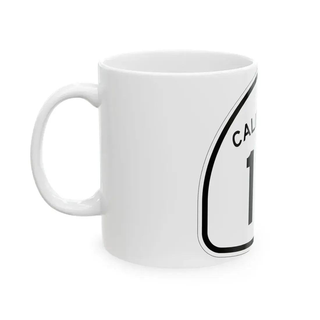 California 111 1957 (California) (Road Sign) White Coffee Mug - Go Mug Yourself