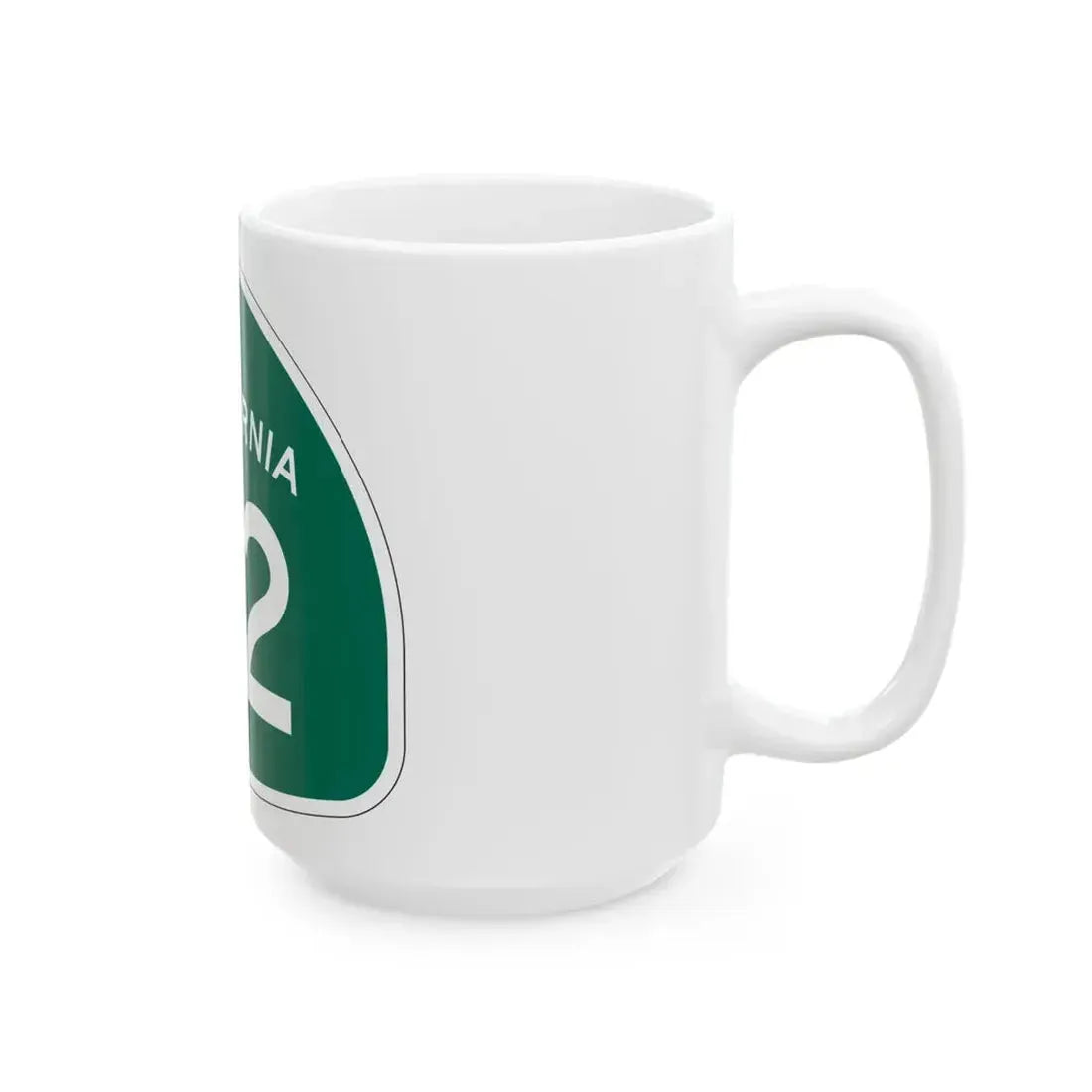 California 112 (California) (Road Sign) White Coffee Mug - Go Mug Yourself